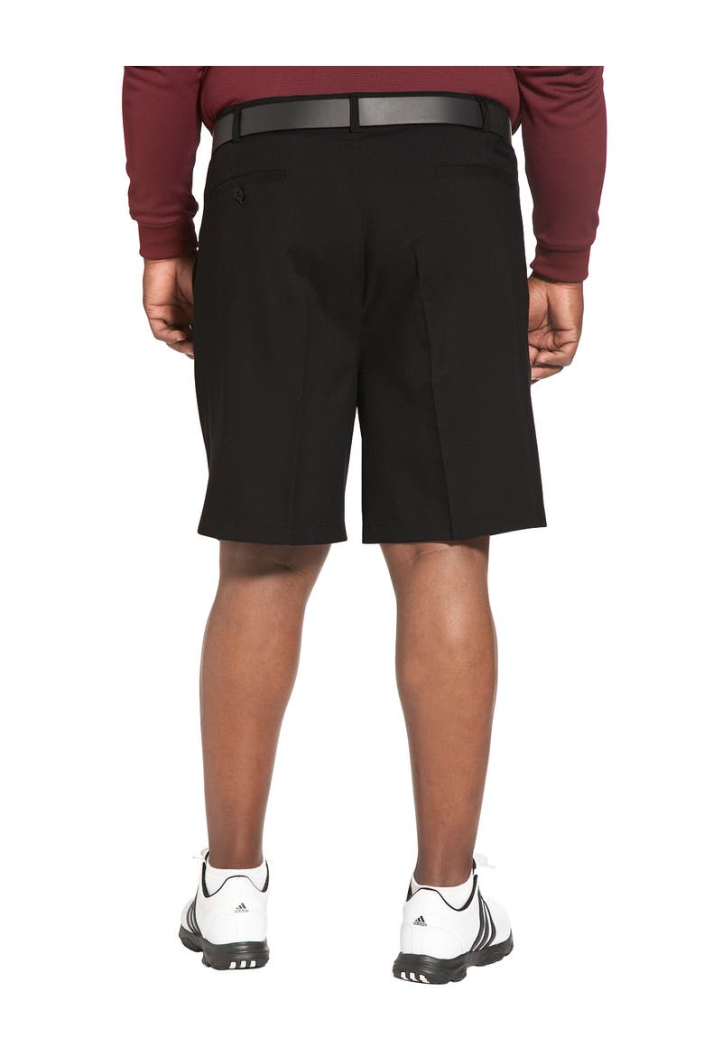 Golf Performance Pleated Shorts, Alternate, color, BLACK