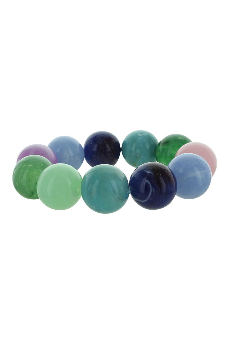 June Beaded Bracelet, Main, color, BLUE