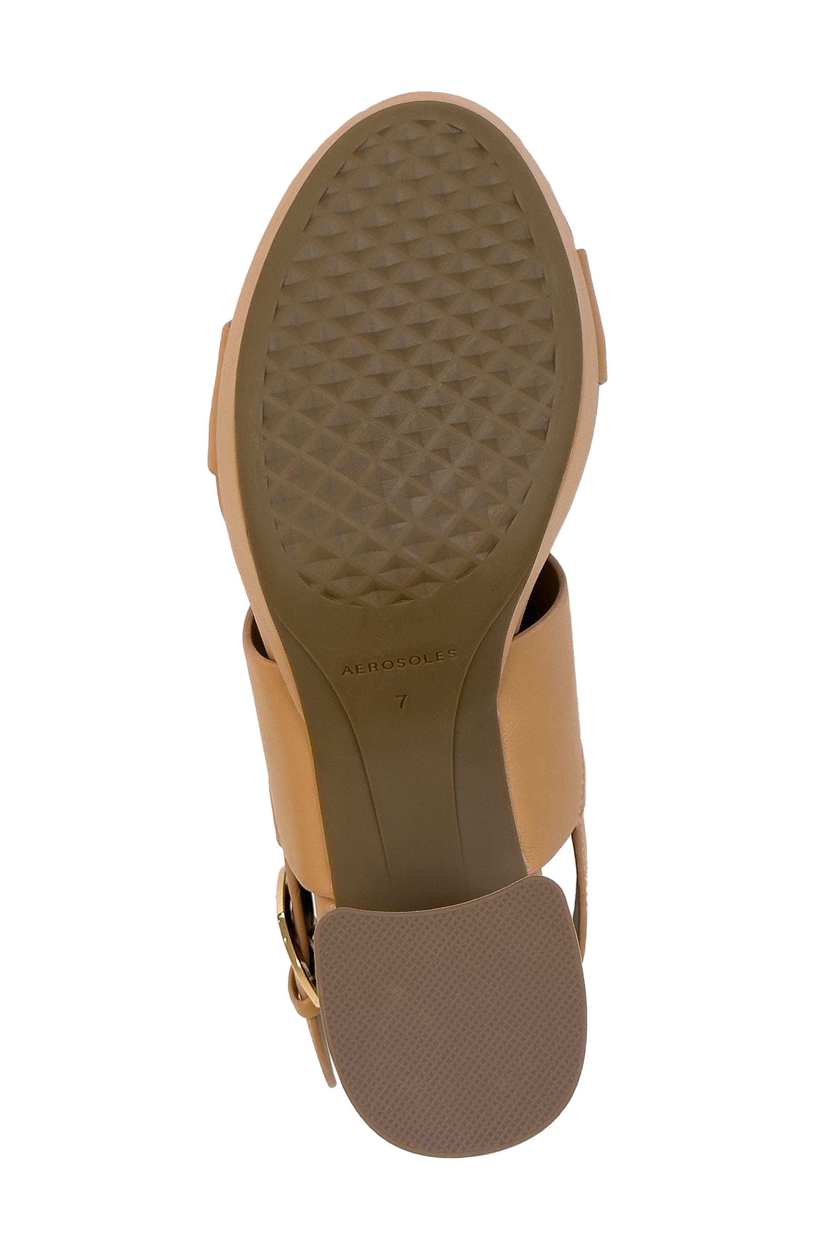 Camilia Platform Sandal, Alternate, color, NATURAL FAUX CALF LEATHER