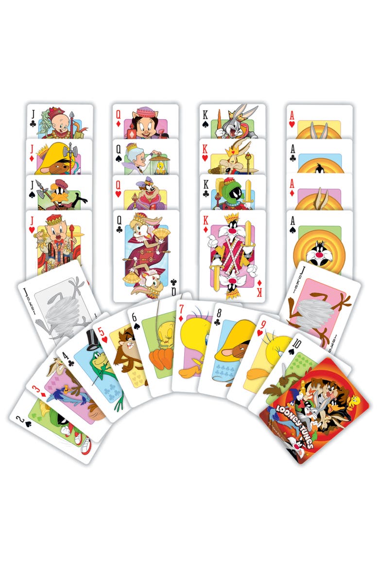 Looney Tunes Playing Cards, Alternate, color, Multicolor