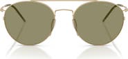 ARMANI 53mm Round Sunglasses