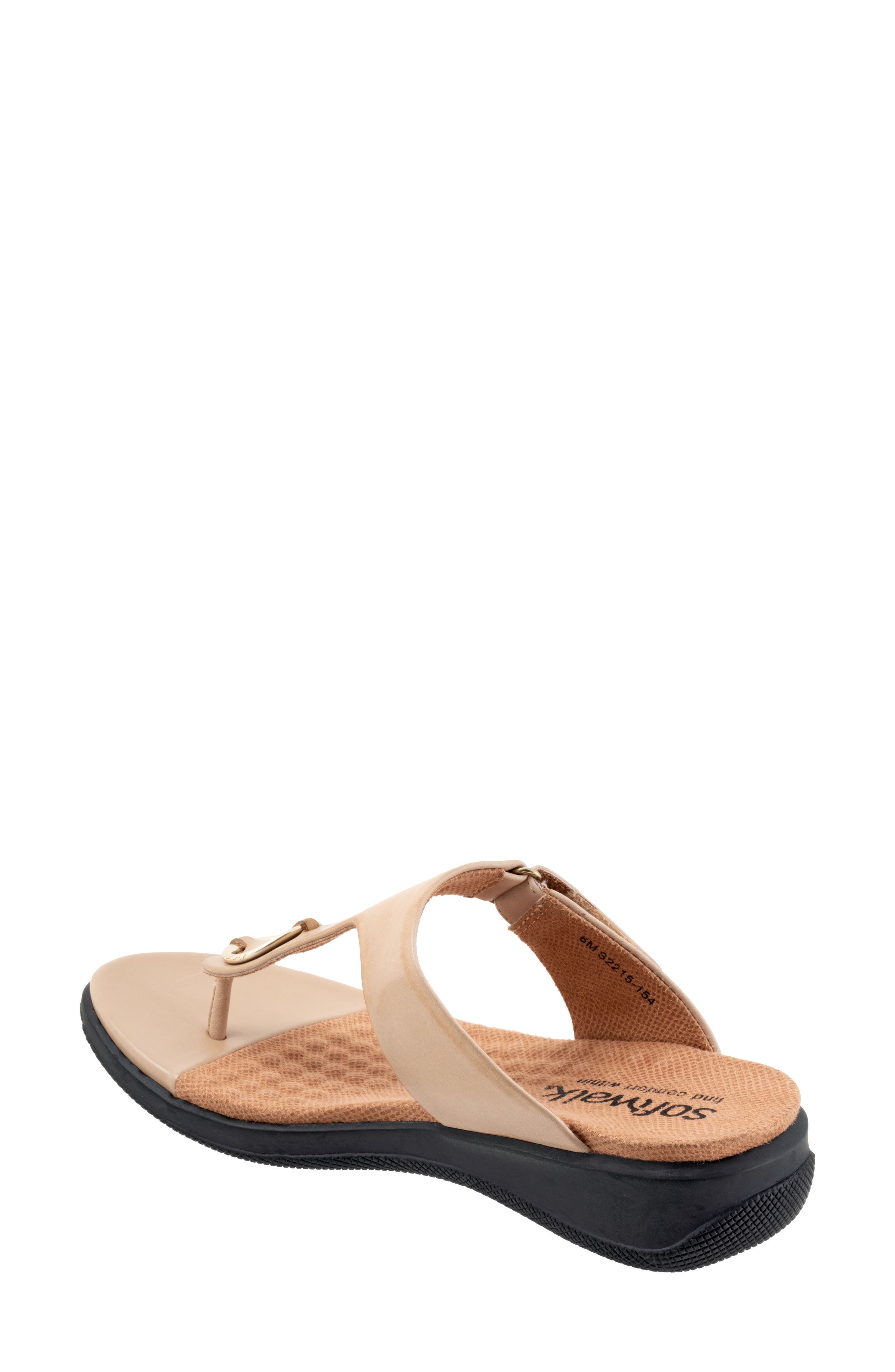 SoftWalk<sup>®</sup> Talara Leather Sandal, Alternate, color, Beige