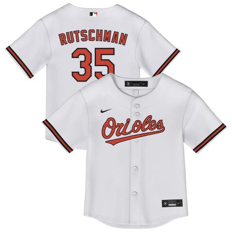 Toddler Nike Adley Rutschman White Baltimore Orioles Replica 2.0 Player Jersey