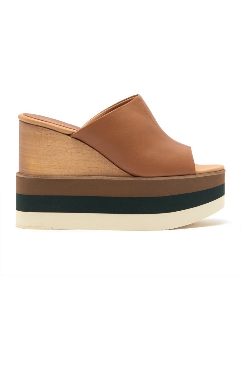 Paloma Barcelo Daria Leather Wedge Mule, Alternate, color,