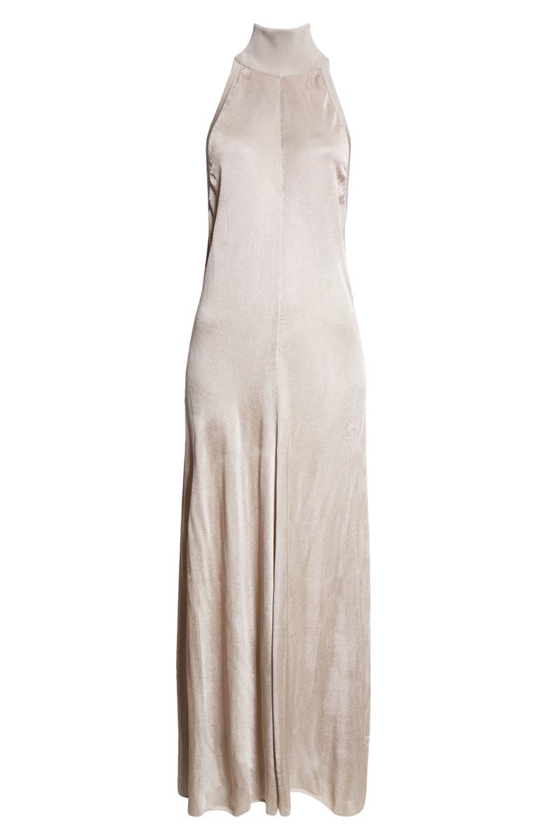 TOM FORD Halter Neck Knit Gown, Alternate, color, 