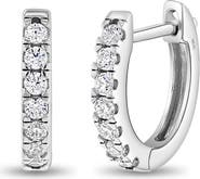 In Season Jewelry Small Multi Cubic Zirconia Huggie Earrings
