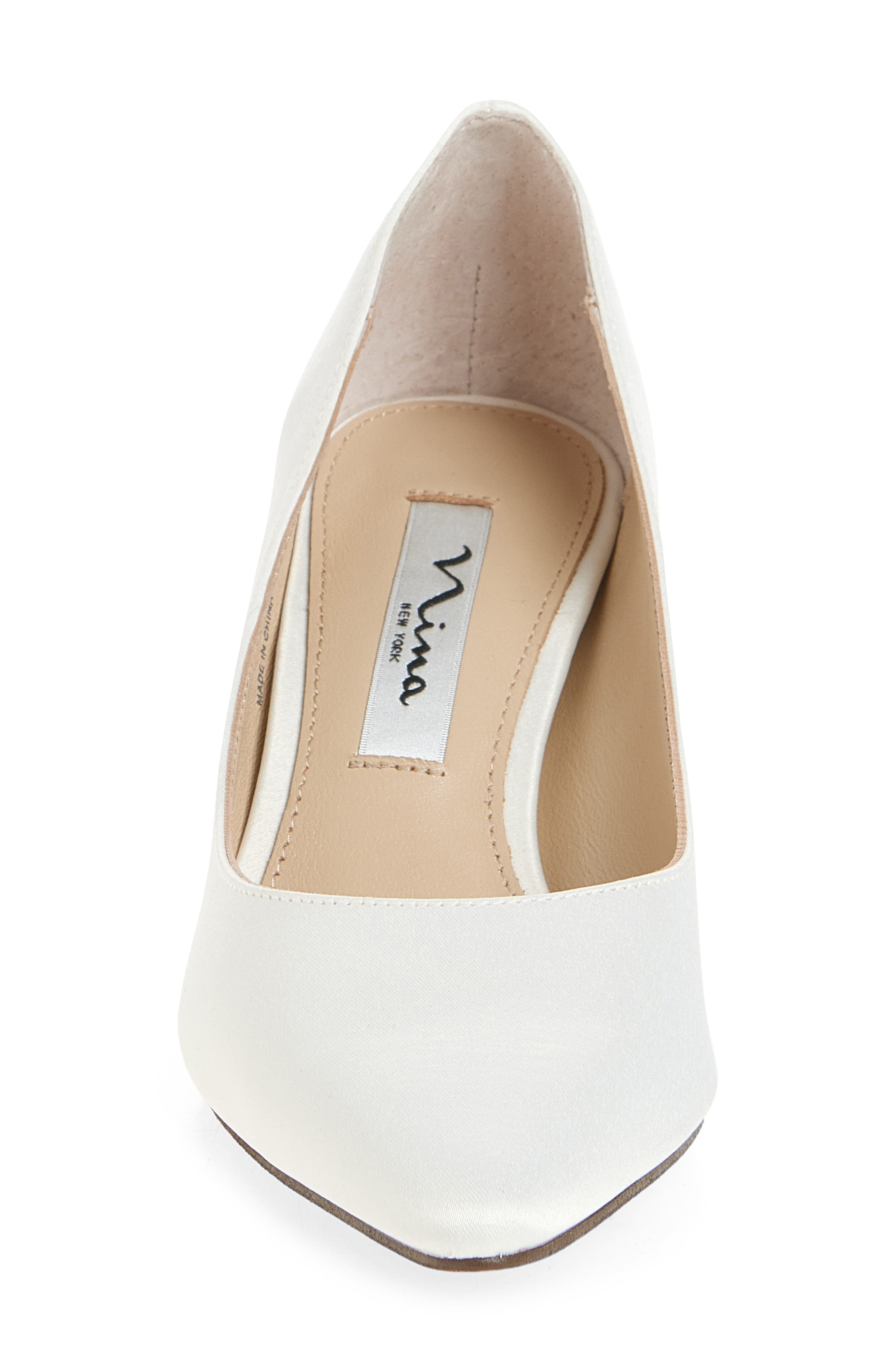 Nina Pointed Toe Pump, Alternate, color, Ivory