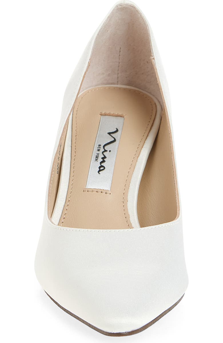 Nina Pointed Toe Pump, Alternate, color, Ivory
