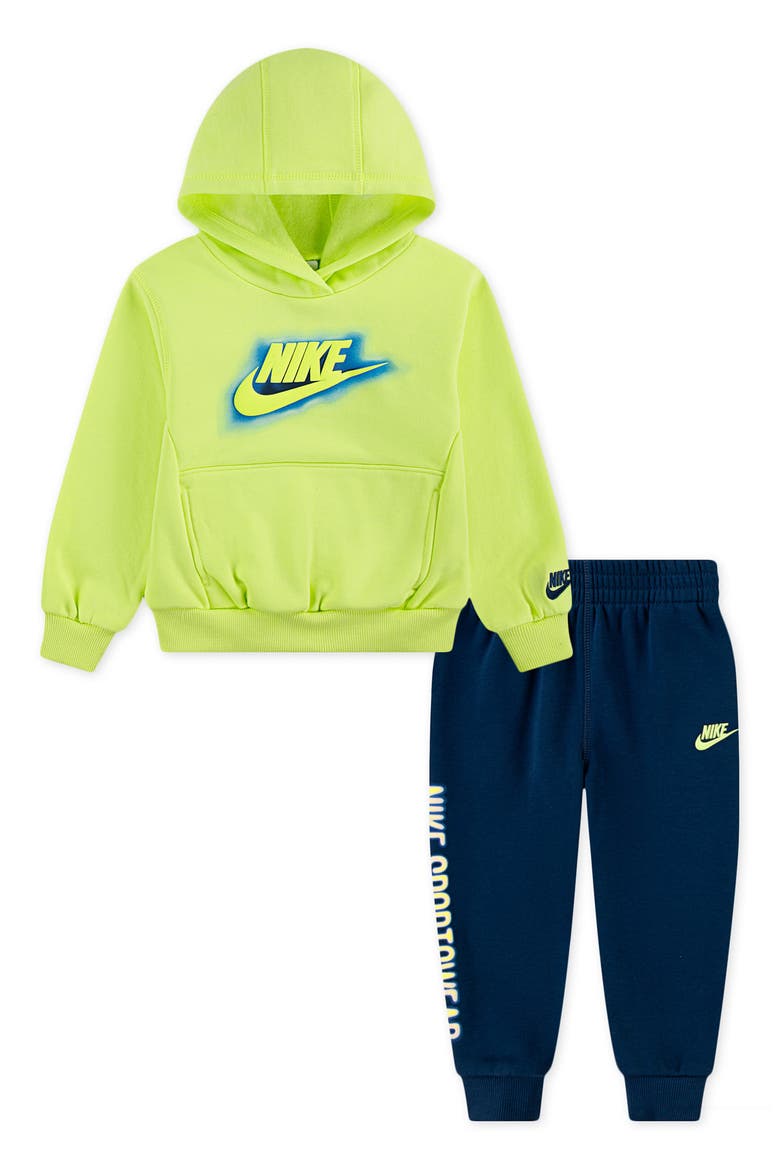 Kids' Hoodie and Joggers Fleece Set, Main, color, BLUE FORCE