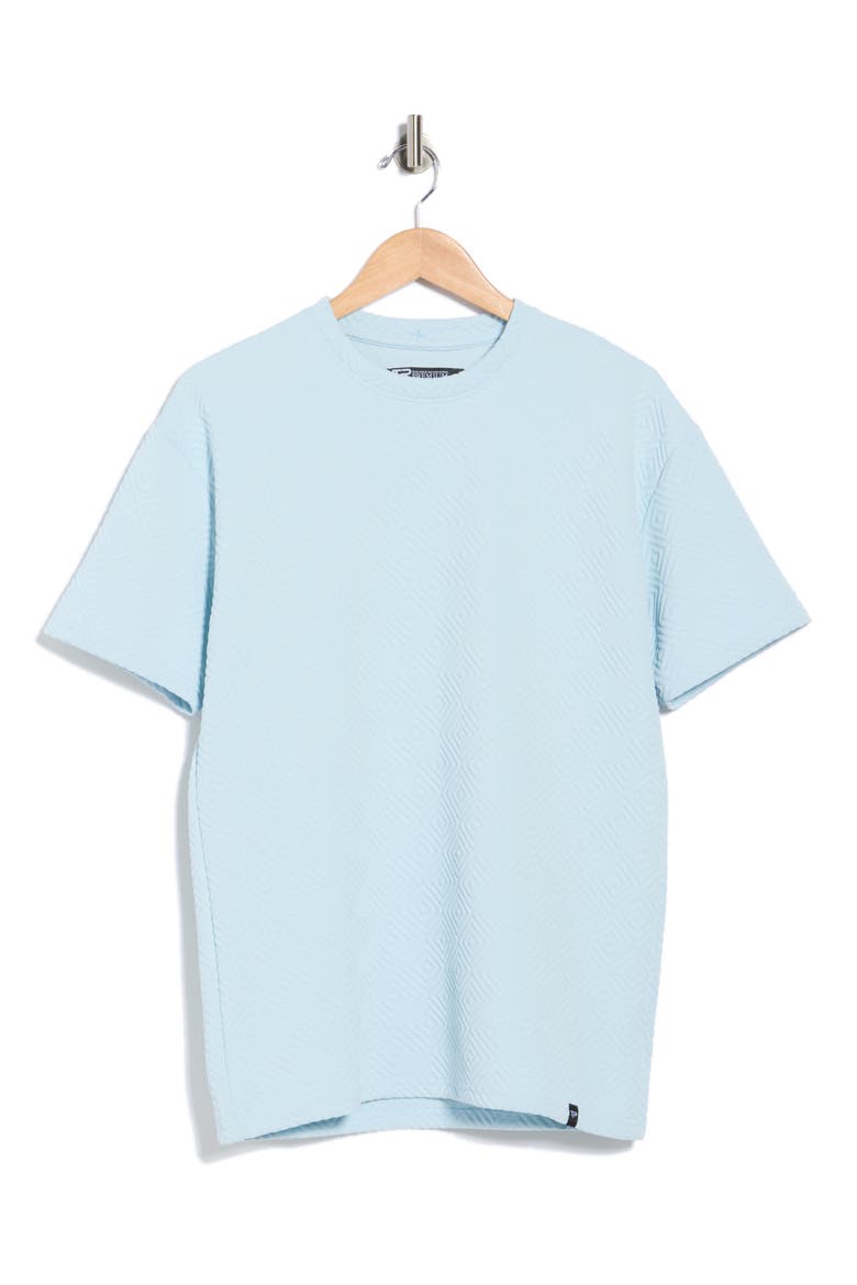 Textured Knit T-Shirt, Alternate, color, SKY