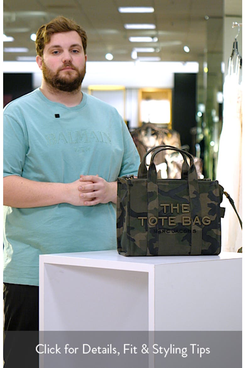 The Medium Camo Jacquard Tote Bag video