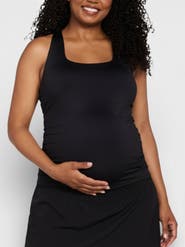 MOTHERHOOD MATERNITY Scoop Neck Racerback Active Tank with Support