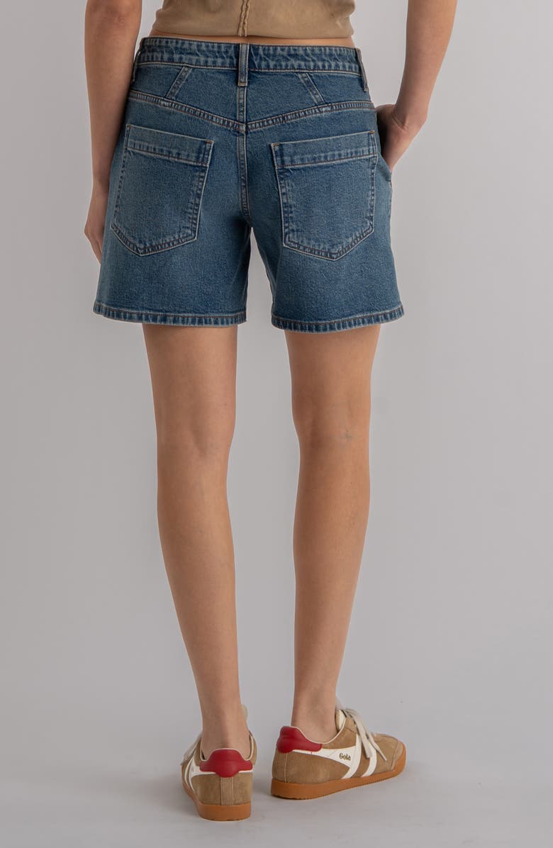 KUT from the Kloth Hailey High Waist Denim Bermuda Shorts, Alternate, color, 