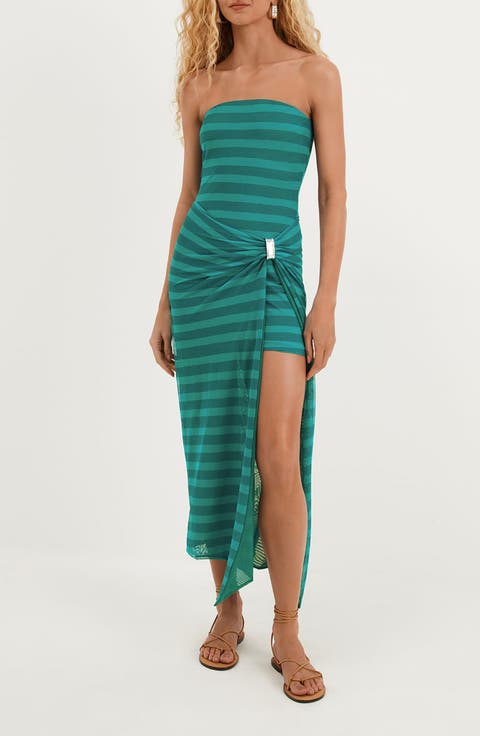 Har Yacht Sunny Strapless Cover-Up Dress
