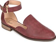 Journee Collection JOURNEE Loreta Ankle Buckle Flat