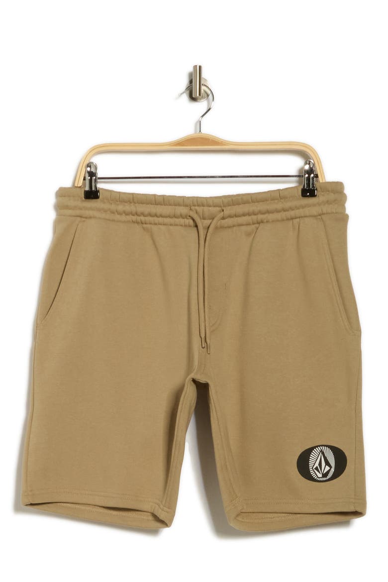Bearing Fleece Shorts, Alternate, color, KHAKI