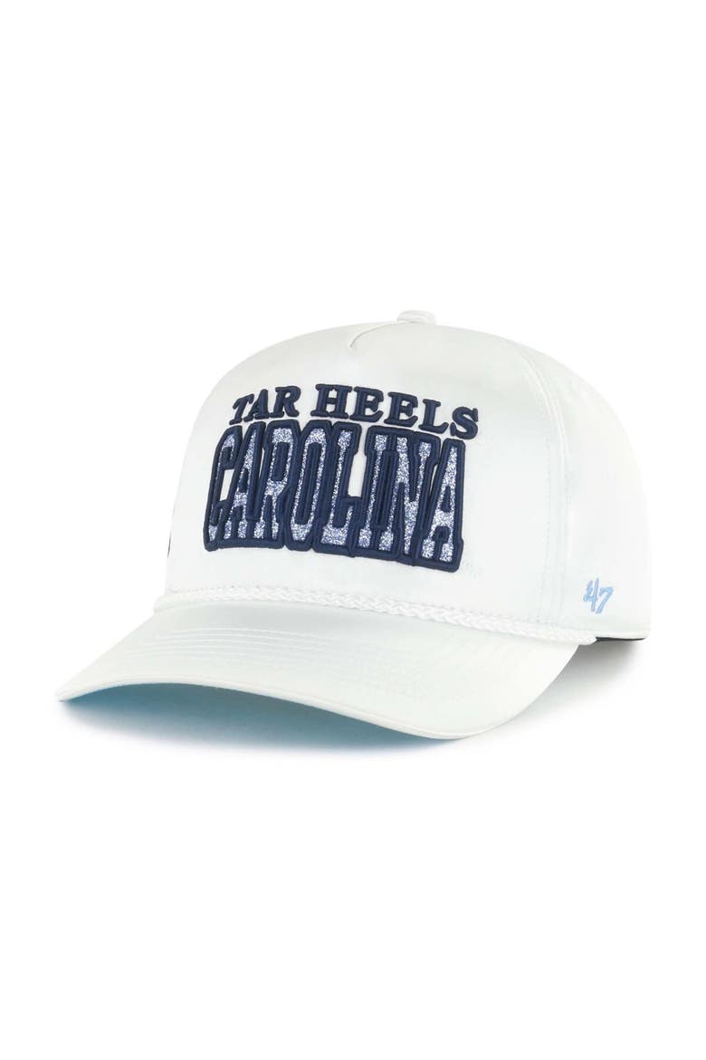 Women's '47 White North Carolina Tar Heels Outspoken Hitch Adjustable Hat, Alternate, color, White
