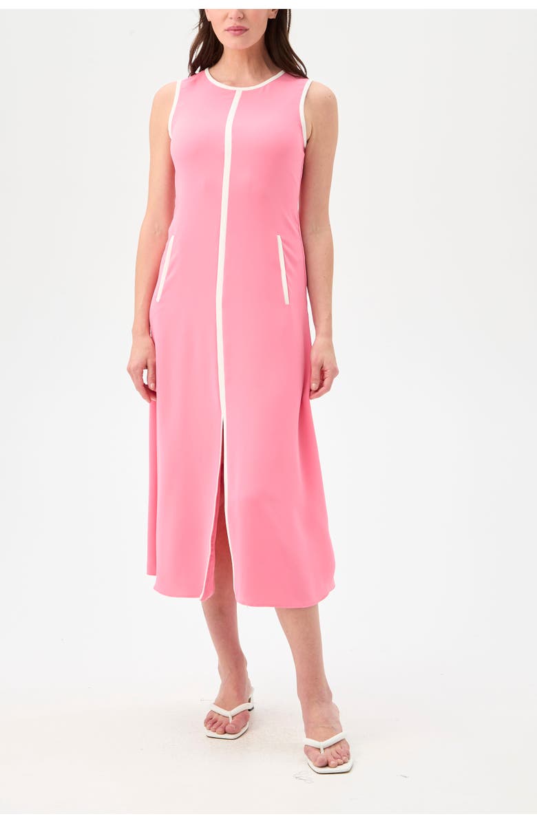 Trina Turk Magnifique Front Slit Midi Dress, Main, color, 