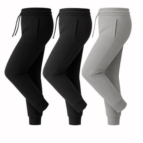 Benben 3 Pack Ultra Soft Fleece Jogger Sweatpants In Multi