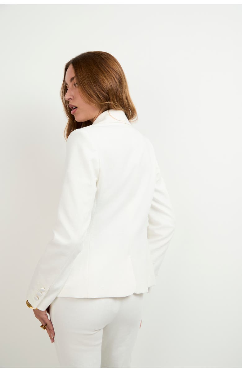Trina Turk Incanta Blazer, Alternate, color, Whitewash