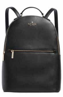 perry large saffiano leather backpack