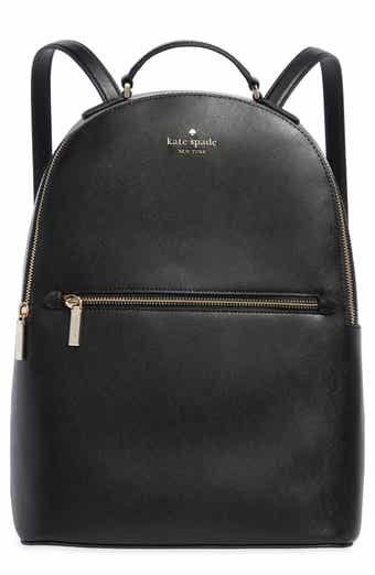 perry large saffiano leather backpack