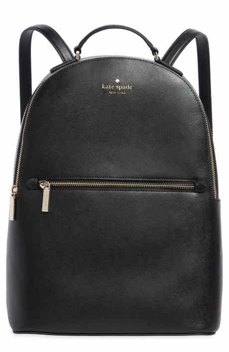 perry large saffiano leather backpack