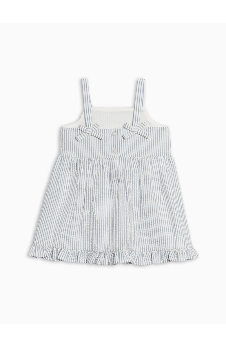 KENDI by Colored Organics Organic Juliette Seersucker Tank Dress, Alternate, color, Shore Stripe/Sea