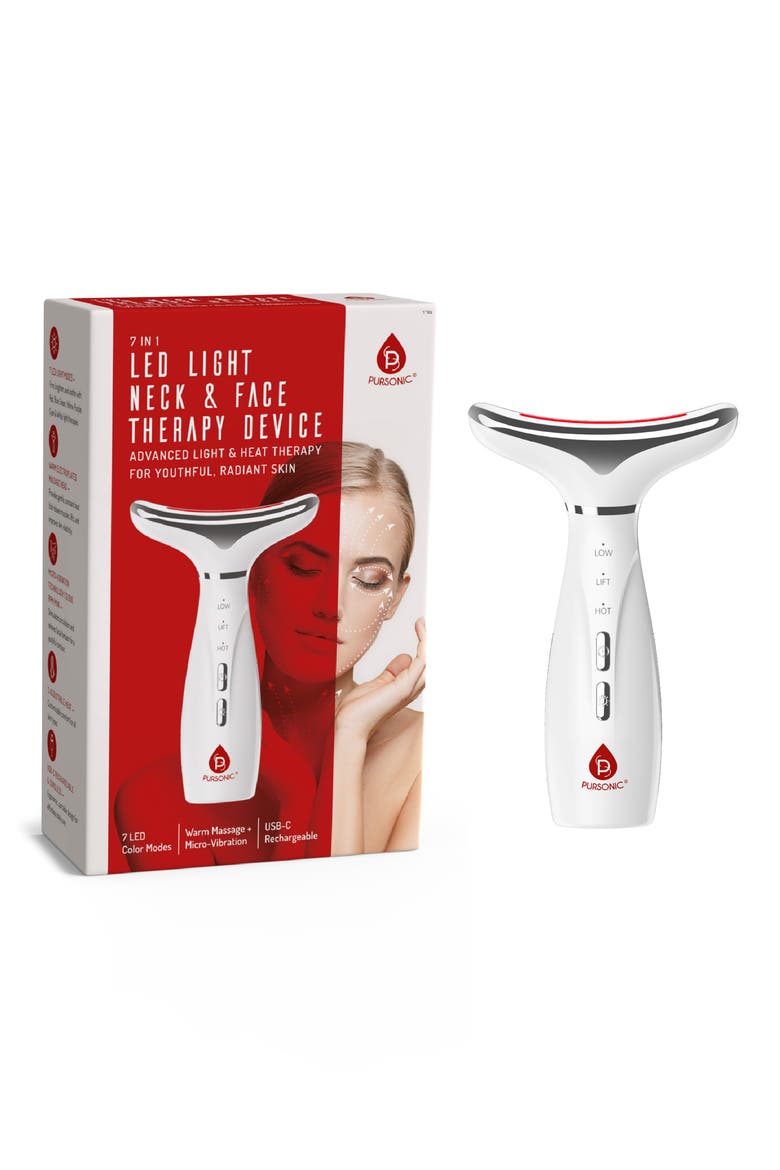 7-Mode LED Light Therapy Device, Alternate, color, WHITE