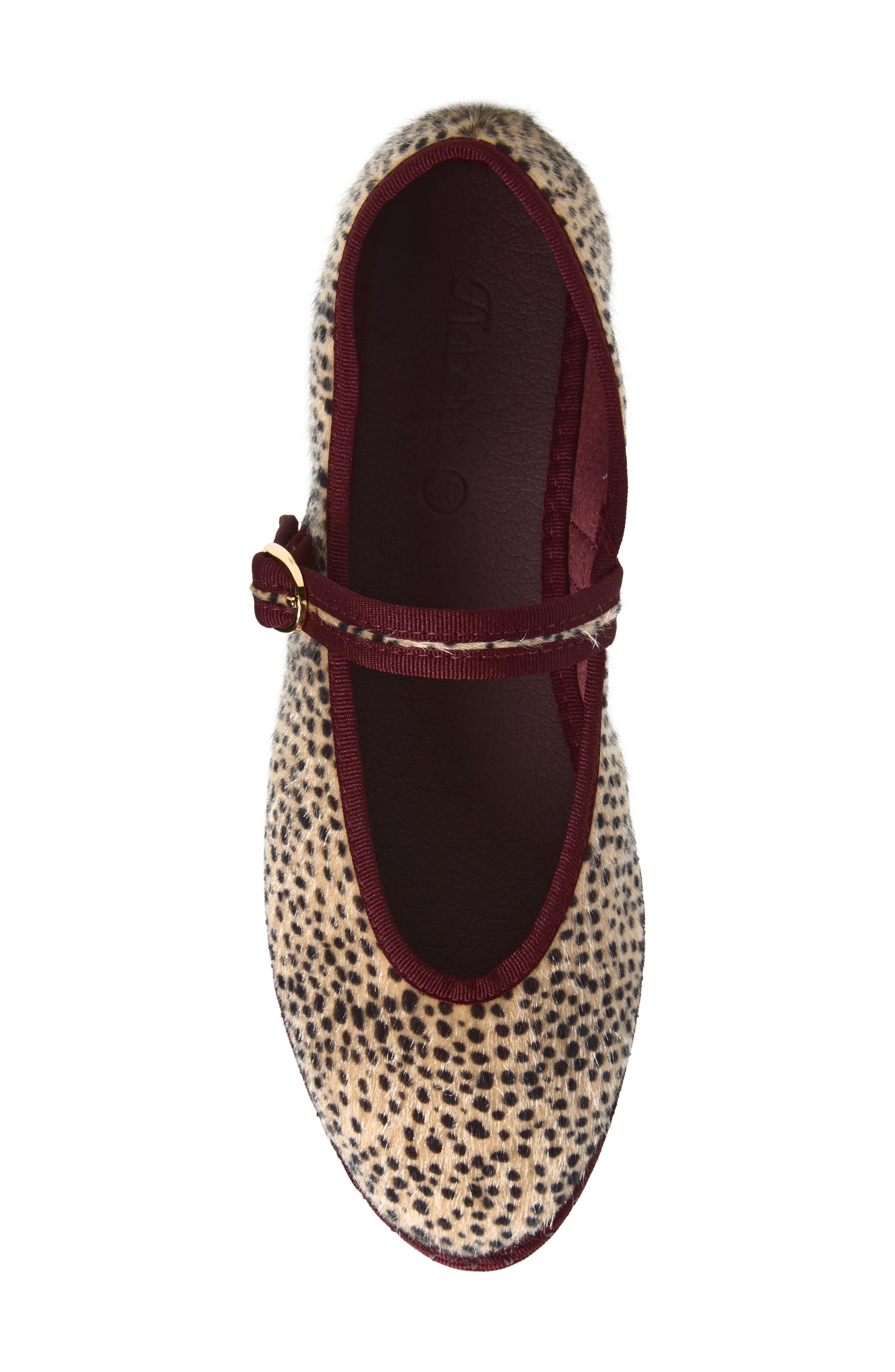 x Nordstrom Animal Print Ballet Flat, Alternate, color, BROWN
