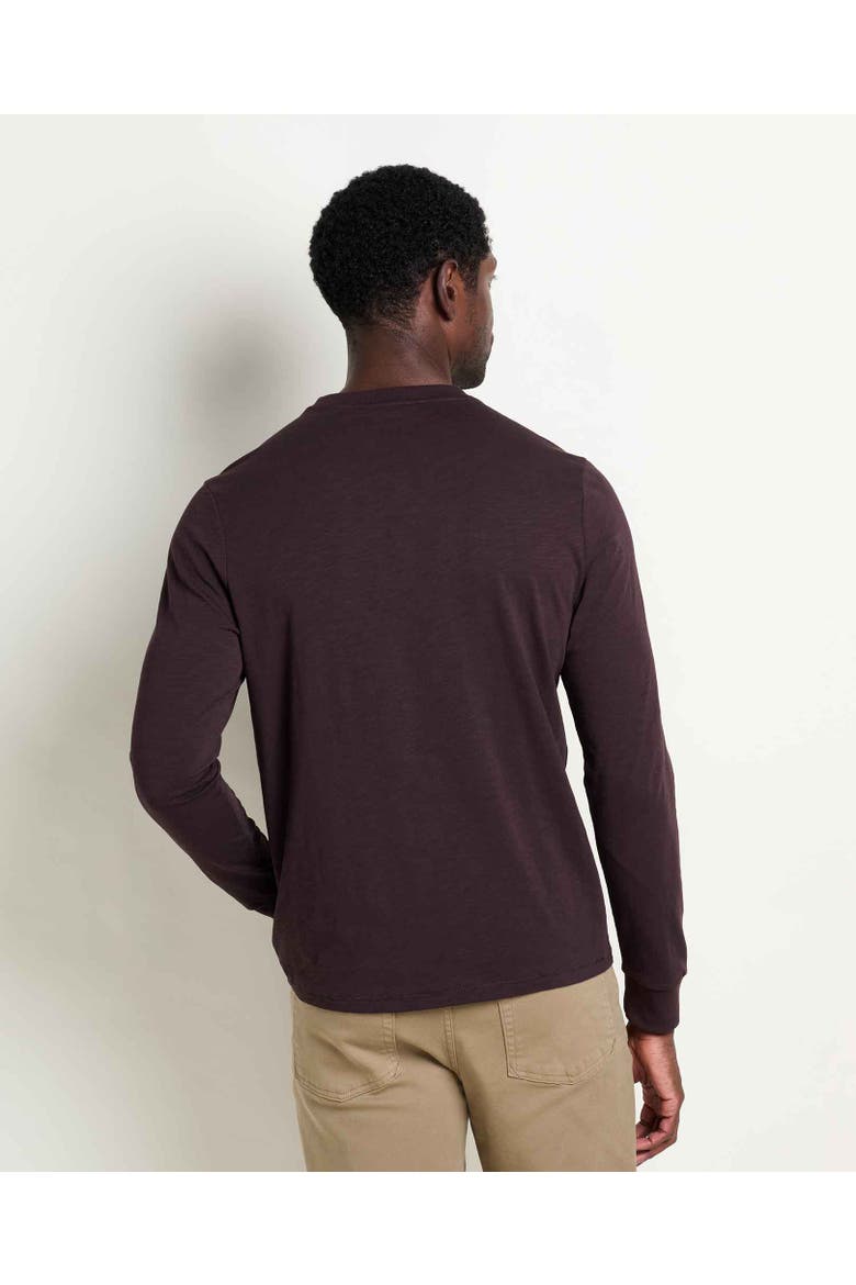 Men's Boundless Jersey Long Sleeve Crew, Alternate, color, Carob