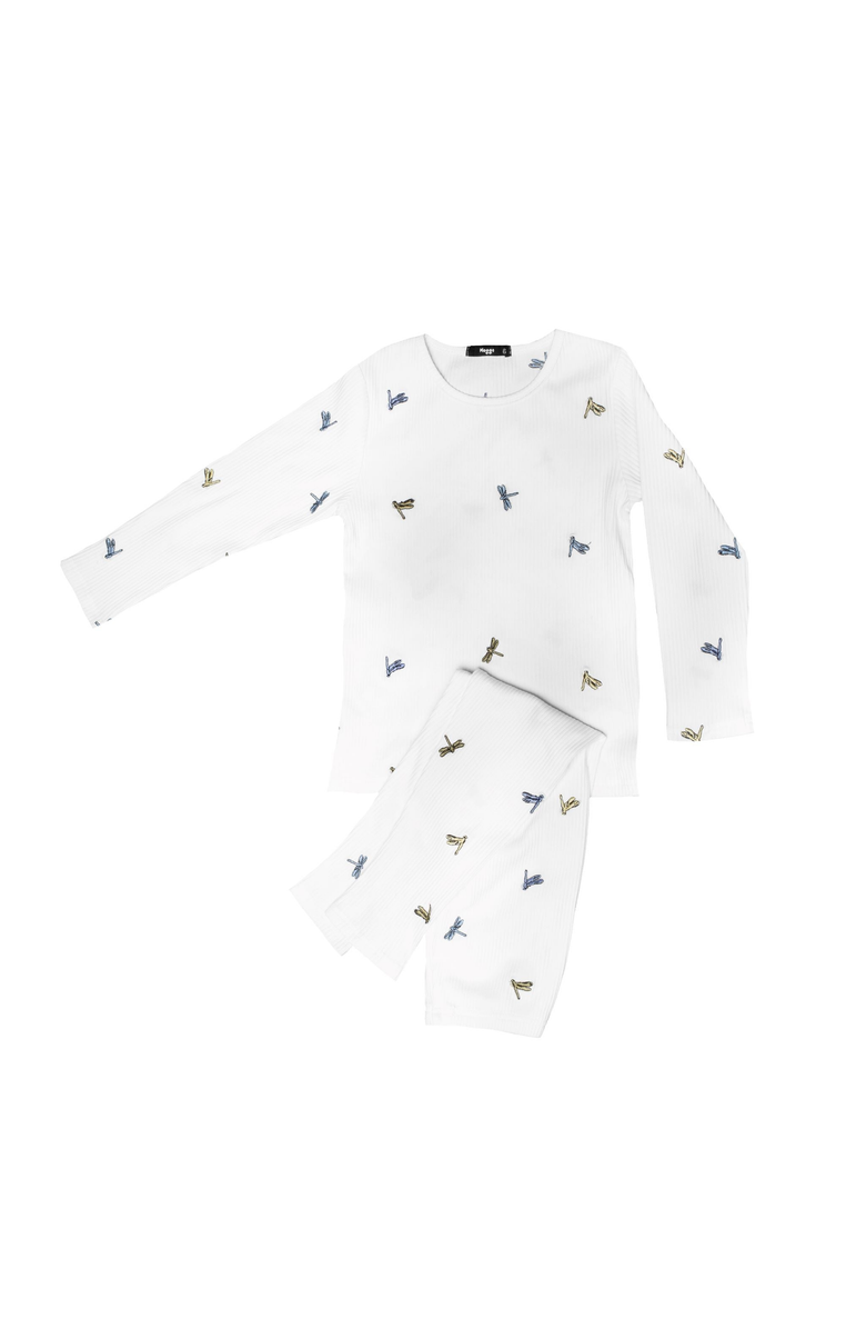 NoggiWear Pastel Dragonflies Loungewear Set, Main, color, 