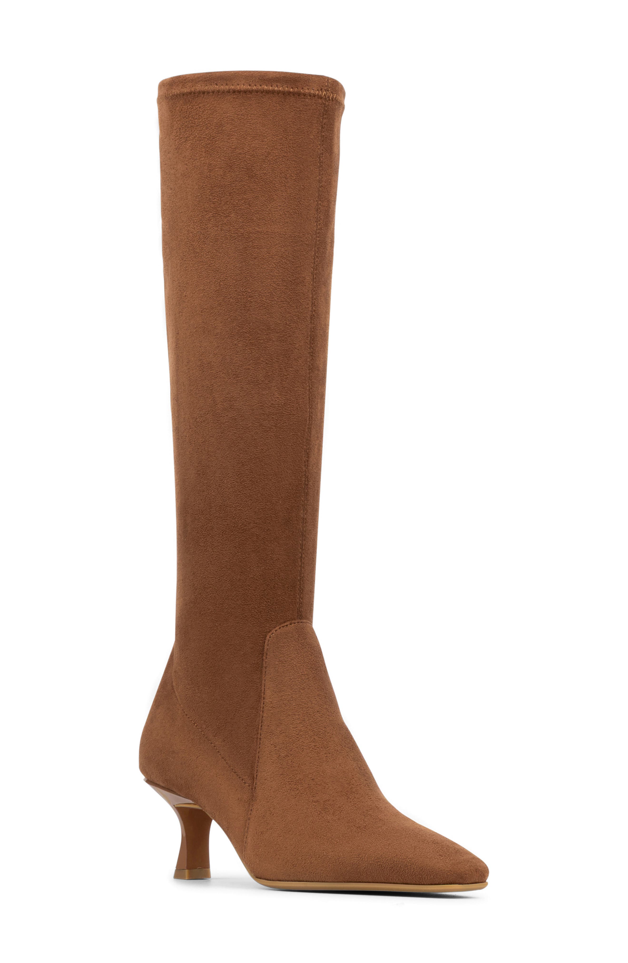 Foxi Knee High Boot, Main, color, SADDLE