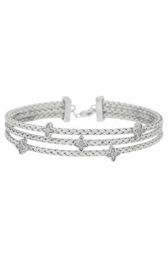 MESHMERISE Diamond Three-Row Braided Bracelet - 0.06ct.