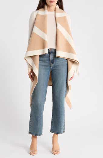 Milda Wool Blend Poncho
