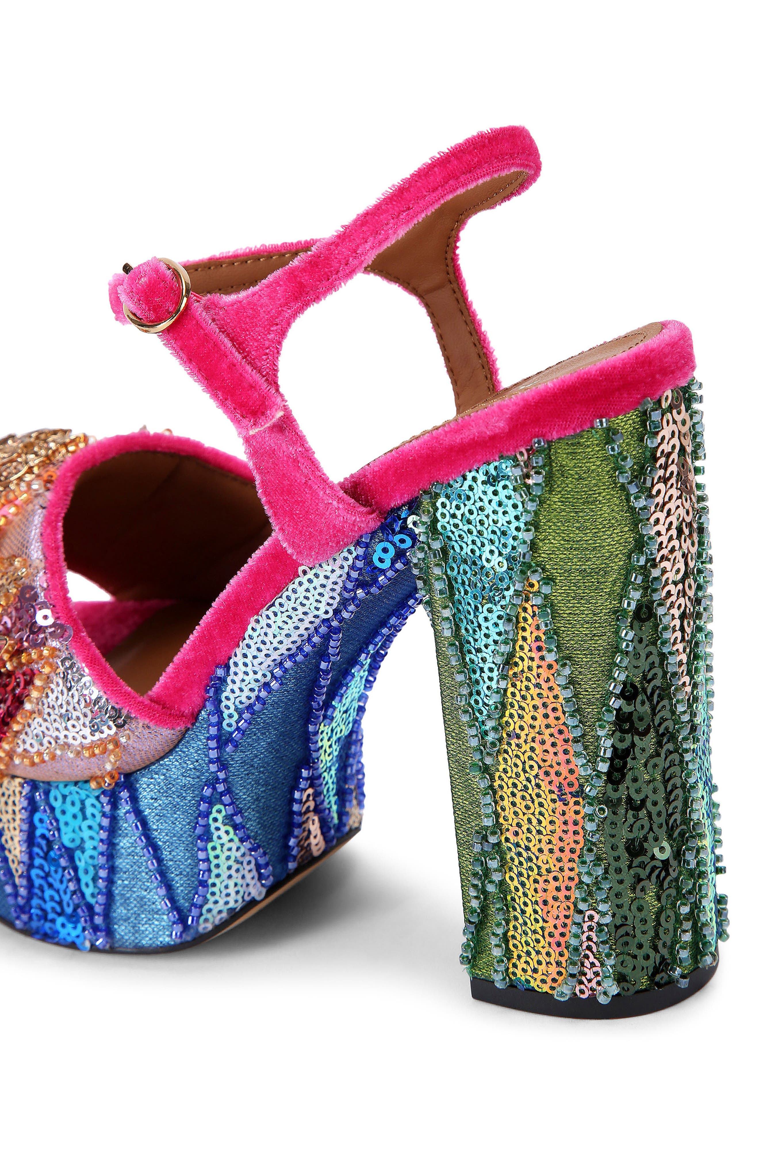 Kurt Geiger London Kensington Ankle Strap Platform Sandal, Alternate, color, 