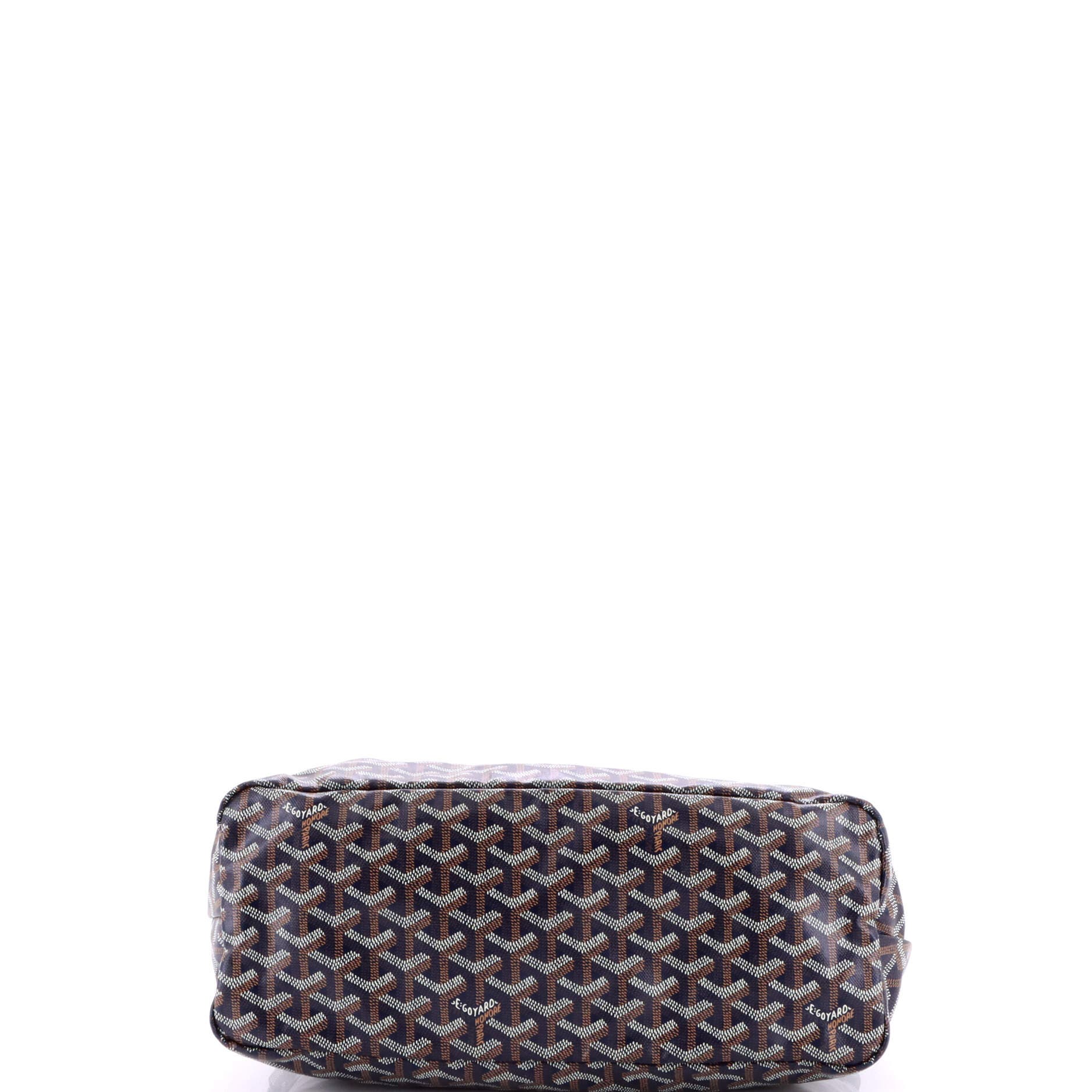 Pre-Owned Goyard Boheme Hobo Coated Canvas, Alternate, color, Blue