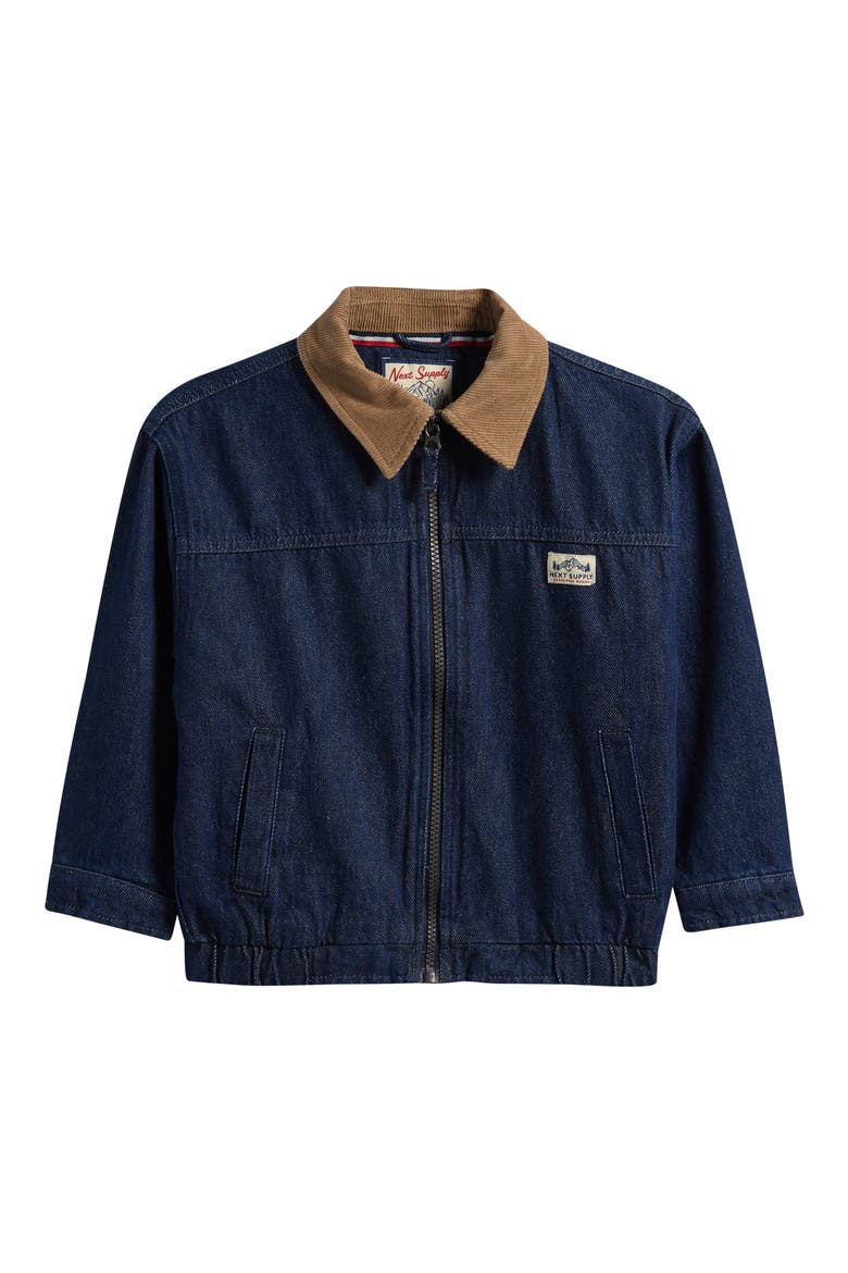 Kids' Carpenter Denim Jacket, Main, color, BLUE