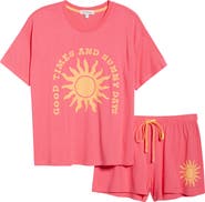 PJ Salvage Soft & Shortee Jersey Short Pajamas