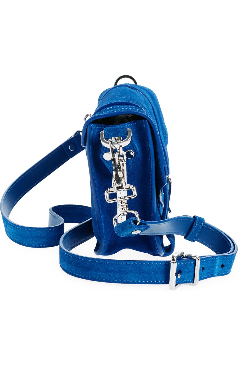 Proenza Schouler Mini PS1 Suede Crossbody Bag, Alternate, color, Electric Blue
