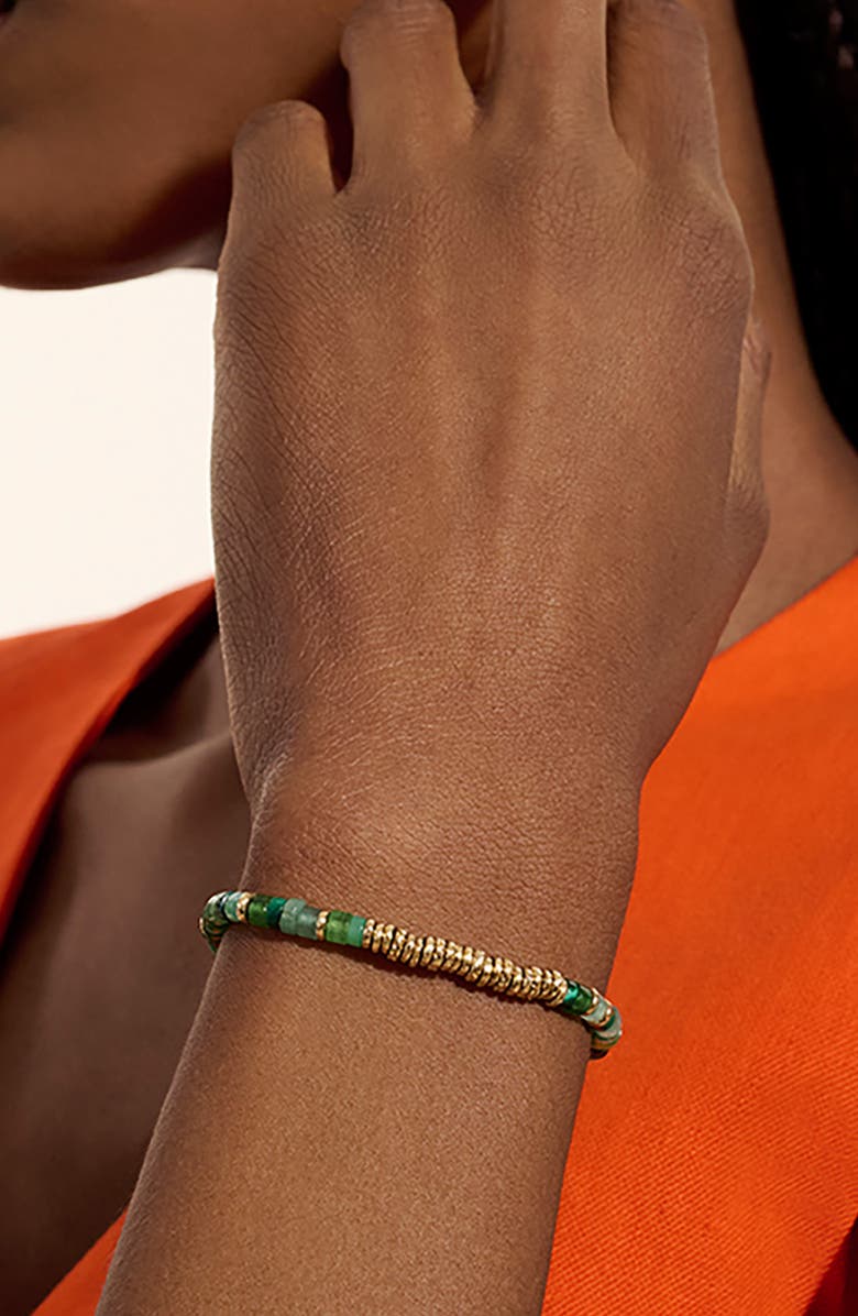 John Hardy Heishi Bracelet, Gold, Hardstones, Alternate, color, Gold