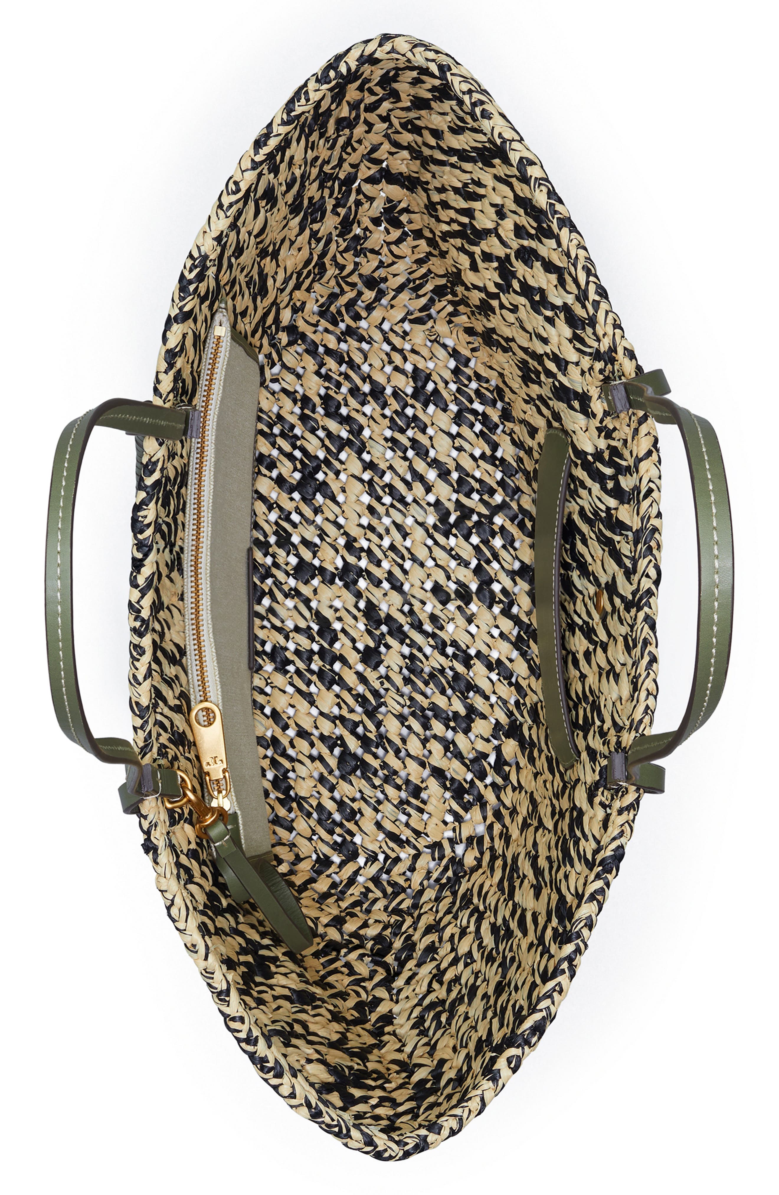 Tory Burch Ella Woven Straw Basket Tote, Alternate, color, 