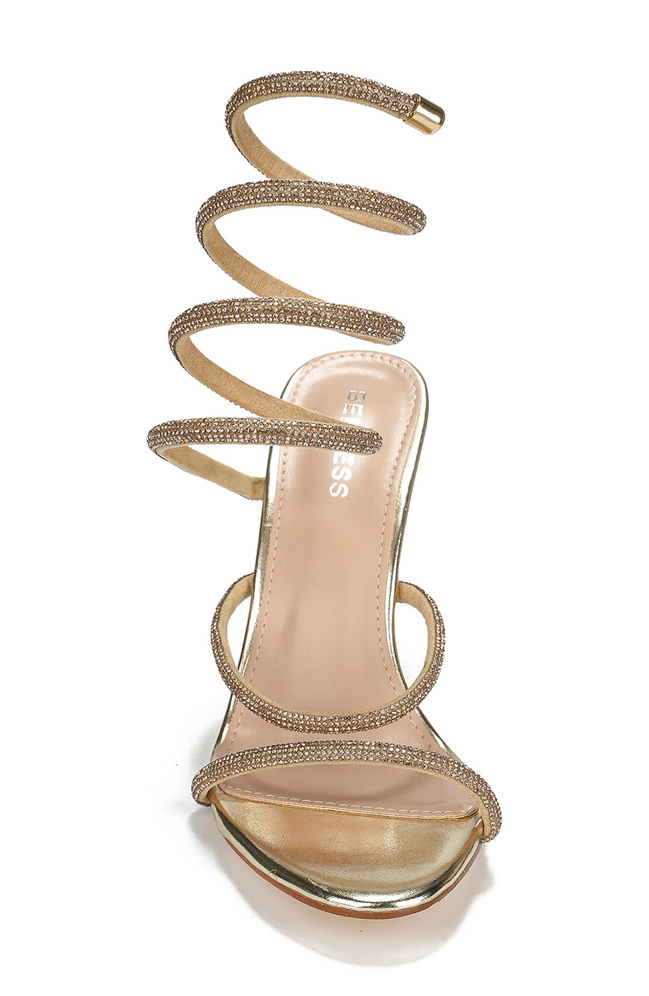 BERNESS Alexandra Ankle Wrap Sandal, Alternate, color, Gold