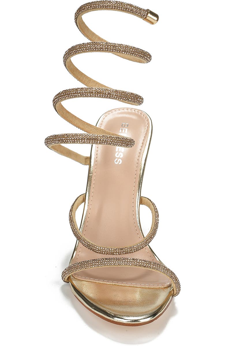 BERNESS Alexandra Ankle Wrap Sandal, Alternate, color, Gold