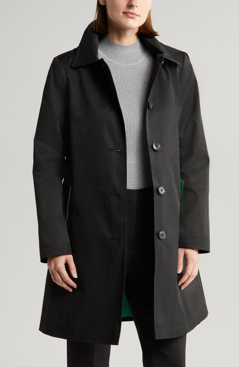 Lauren Ralph Lauren Cotton Blend Coat with Removable Hood, Alternate, color,