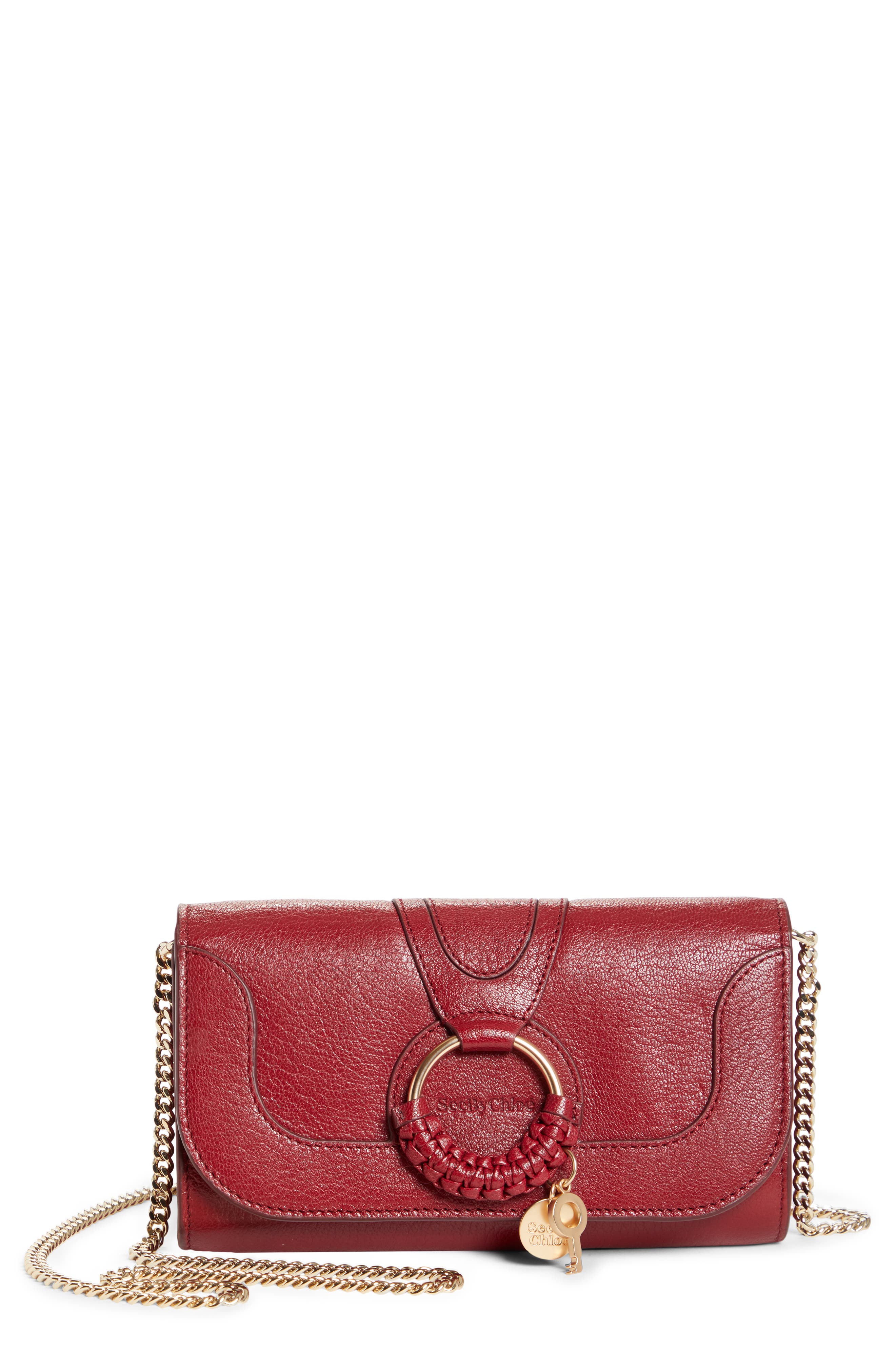 Large Chain Wallet Hana Large Leather Wallet on a Chain (Women) | Nordstromrack