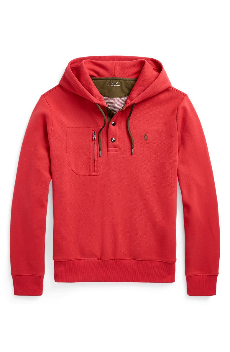 Polo Ralph Lauren Expedition Terry Henley Hoodie, Alternate, color,