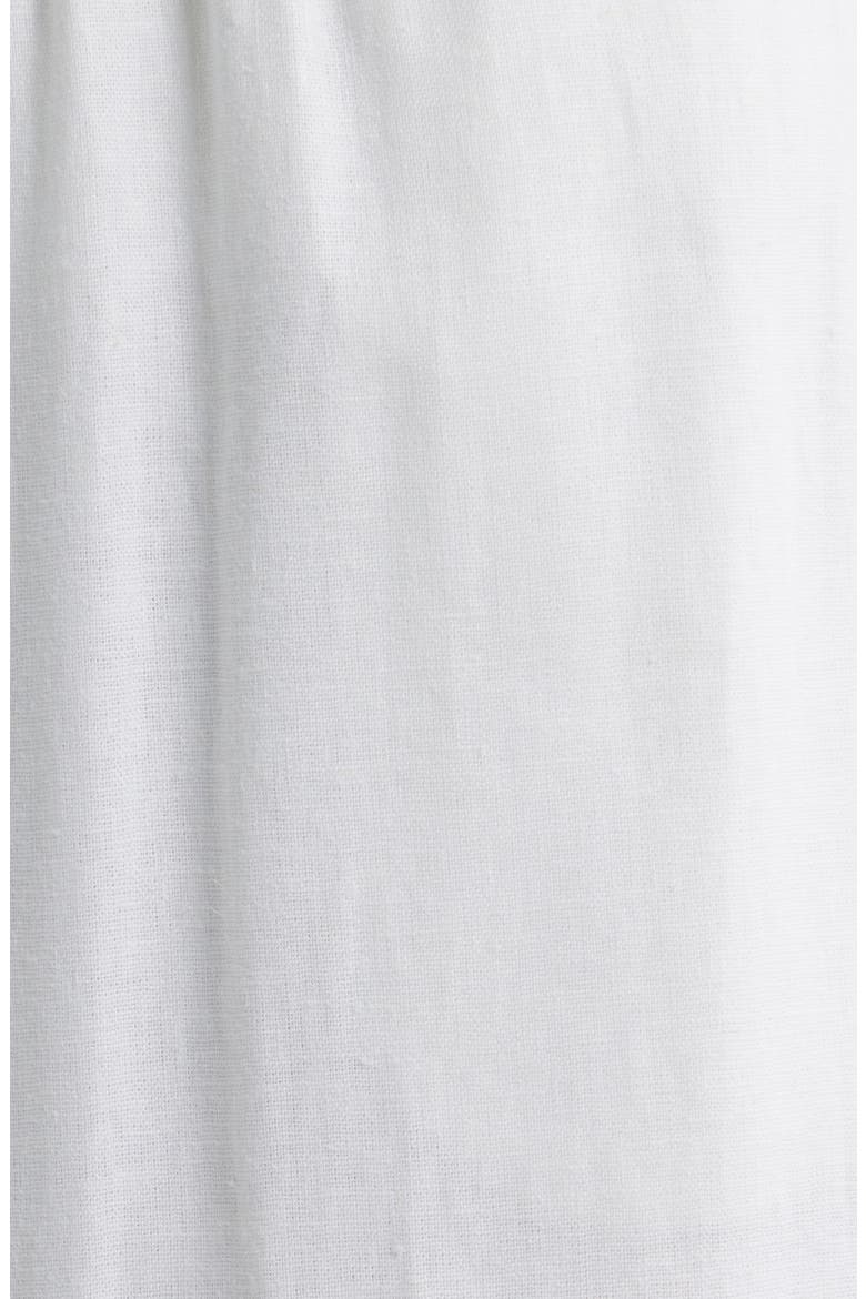 Straight Leg Linen Blend Pants, Alternate, color, CRISP WHITE