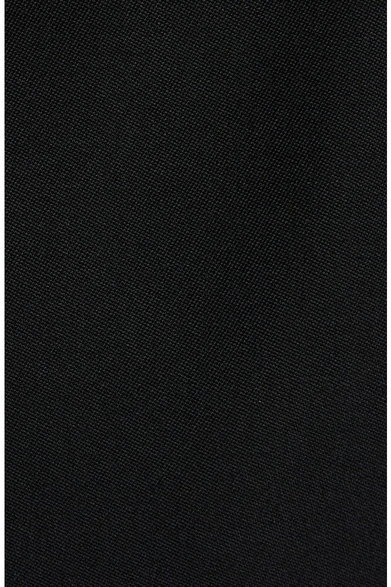 Puff Shoulder Wool Grain de Poudre Blazer, Alternate, color, BLACK