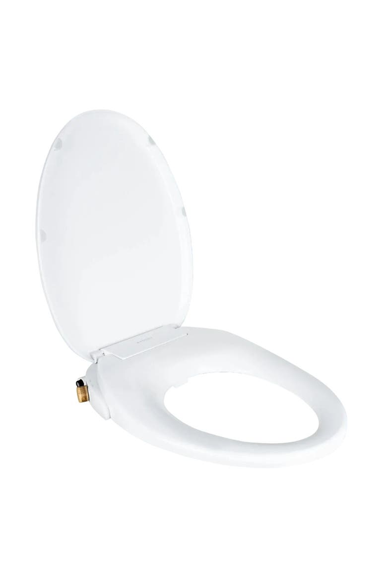 Non-Electric Bidet  Toilet Seat, Main, color, Elongated Bamboo